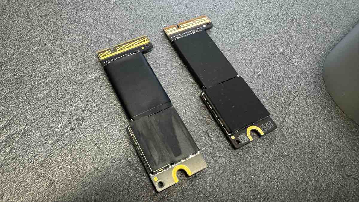 Mac mini 2024 M4 Pro старый и новый SSD